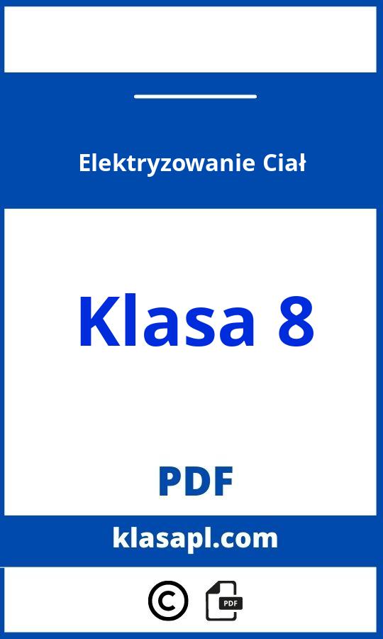 Elektryzowanie Ciał Klasa 8