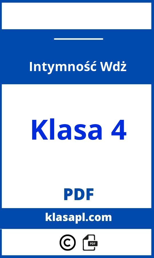 Intymność Wdż Klasa 4