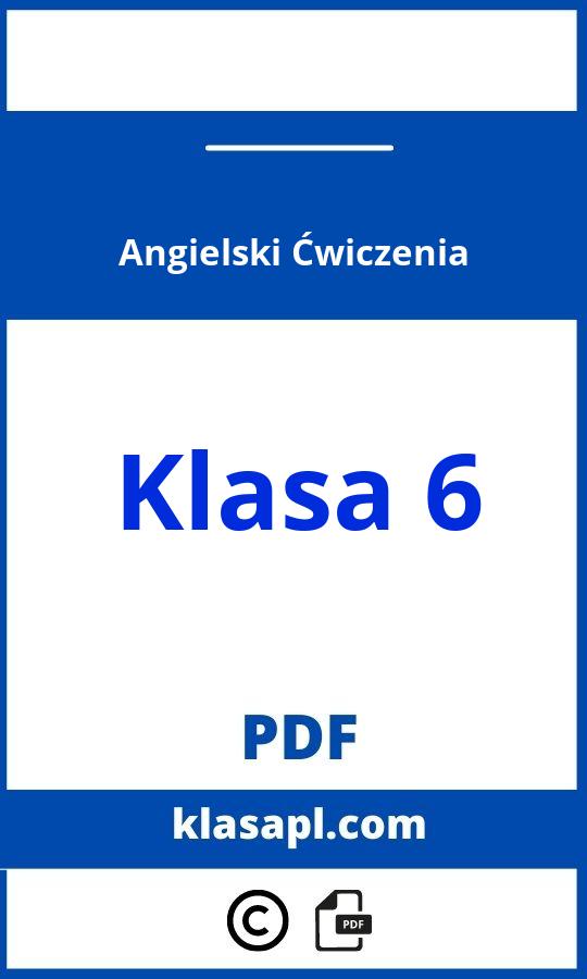 Klasa 6 Angielski Ćwiczenia Pdf