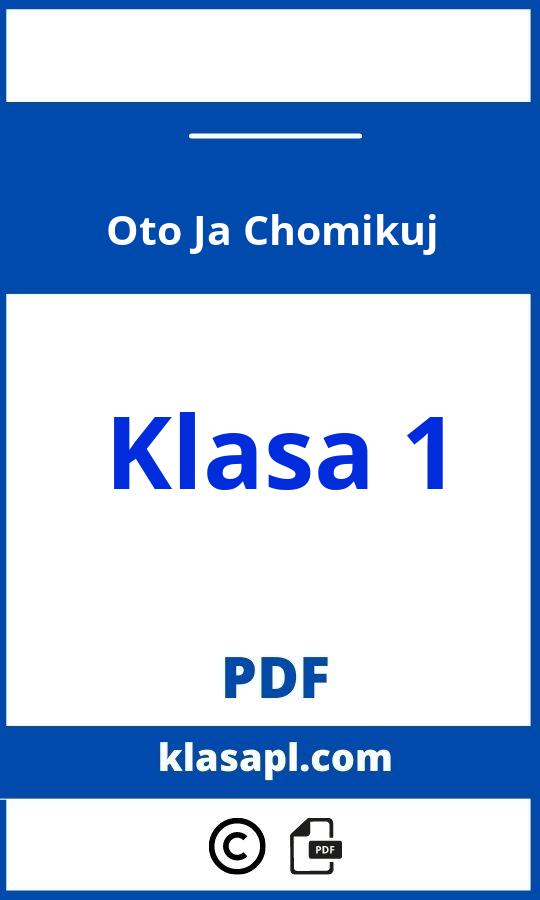 Oto Ja Klasa 1 Pdf Chomikuj