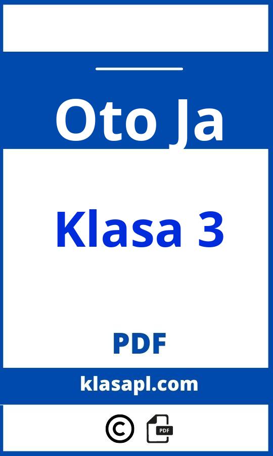 Oto Ja Klasa 3 Pdf