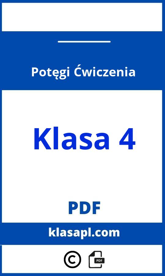 Potęgi Klasa 4 Ćwiczenia