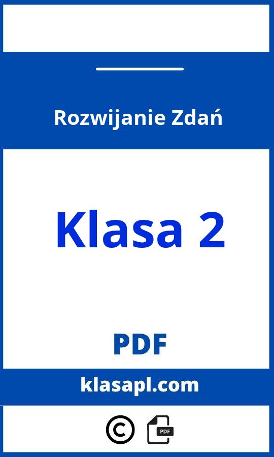 Rozwijanie Zdań Klasa 2