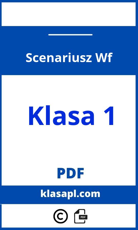 Scenariusz Wf Klasa 1